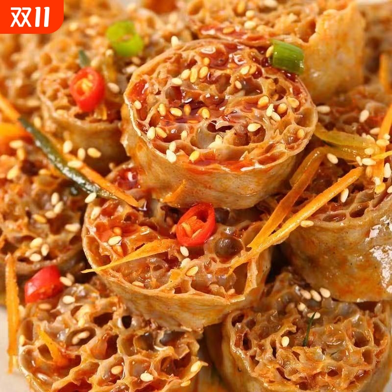 低脂吸汁免煮荞麦面藕黑全麦面皮圈大面筋素纯干货凉拌菜速食食材