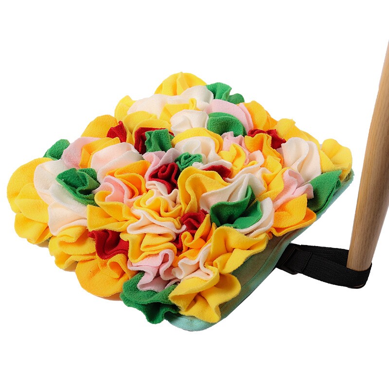 耐咬宠物狗狗玩具漏食嗅闻垫益智解压藏食训练发声抗压垫子亚马逊