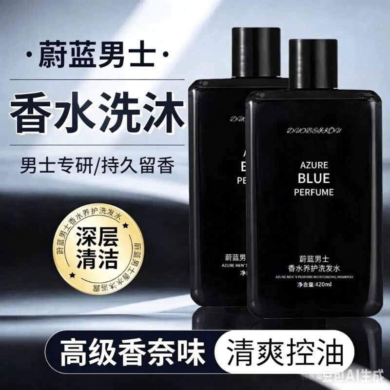 香奈儿男士蔚蓝香水沐浴露淡香女士控油去屑蓬松COCO香氛洗发水膏
