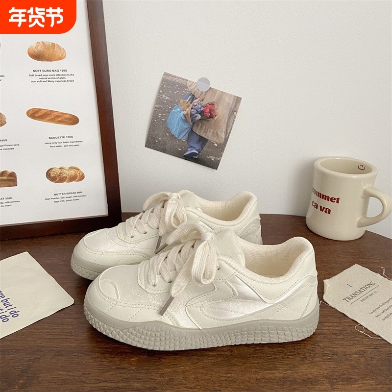 品牌断码平底小白鞋女鞋子2025新款春秋季爆款学生百搭休闲板鞋运,女鞋,时尚休闲鞋,淘宝优惠券,粉丝福利购,淘宝优惠卷