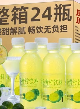 小青柠汁饮料整箱360ml*24瓶网红
