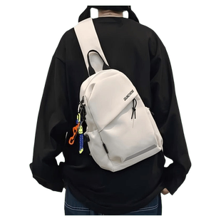 轻便款斜挎包男款单肩小背包男士胸包骑行运动爬山男生平板登山包