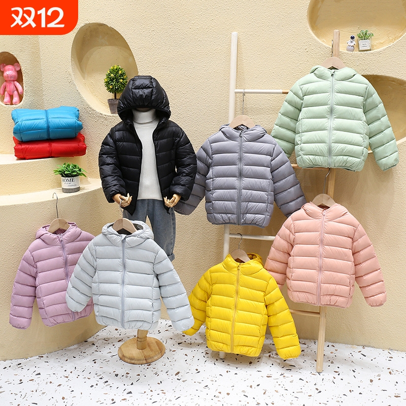 儿童轻薄羽绒服秋冬新款外套