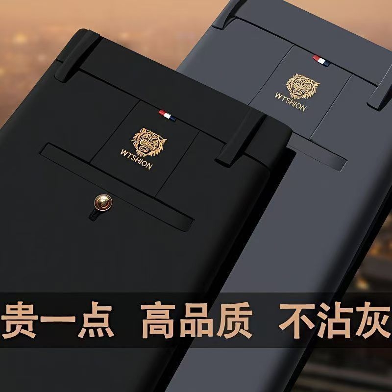 虎头冬季加绒加厚高弹力男士西裤休闲裤免烫抗皱宽松直筒高腰保暖
