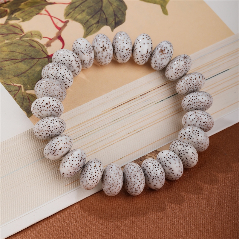 原生态星月菩提顺白飞碟珠玄月