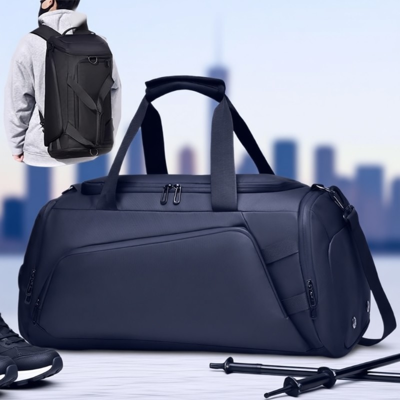 健身包男干湿分离多功能大容量手提行李训练旅行包斜挎单肩双肩包