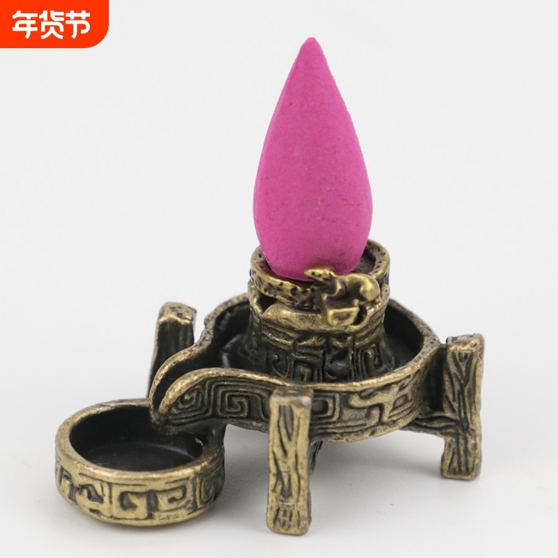 石磨倒流香座熏炉倒流香托推石磨禅意金属香炉家居摆件创意批发,家居饰品,香薰炉,淘宝优惠券,粉丝福利购,淘宝优惠卷