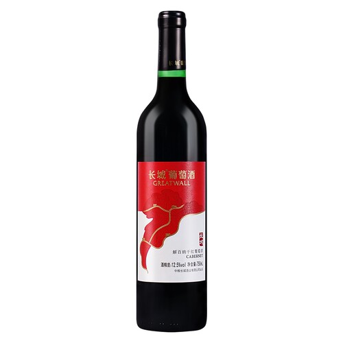 长城红酒解百纳干红葡萄酒国产红酒750ml*2瓶整箱【泡沫箱发货】