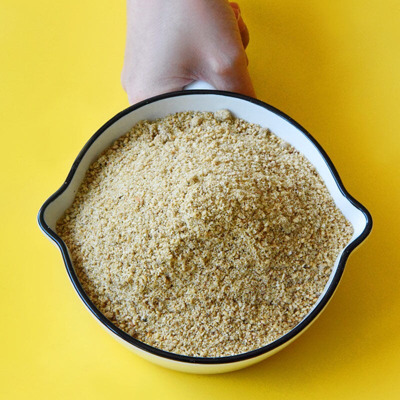 山东纯正原味即食炒熟黄豆花生黑白芝麻粉商用烘焙现磨黑芝麻粉