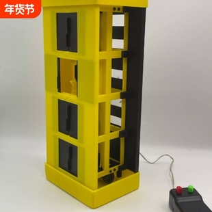 直梯电梯玩具扶梯模型益智教学科学实验电梯玩具 成品 手工艺品