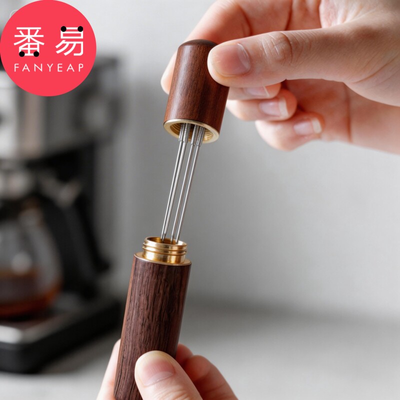 咖啡布粉针A1vn800-咖啡布粉针搅拌结块咖啡粉针器具便携式粉