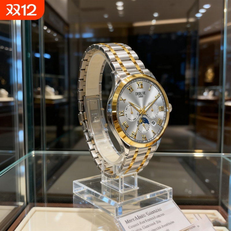 瑞士同款青少年初高中学生手表男款简约潮流全自动机械防水石英表