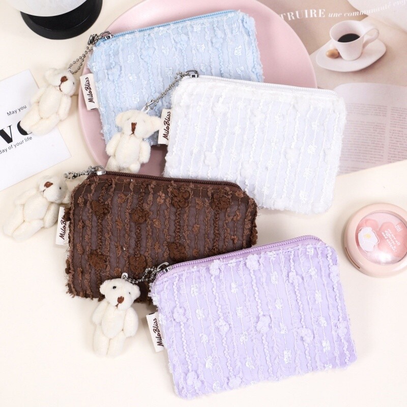 韩系ins随身零钱包收纳包大容量便携护肤品甜美可爱化妆包多规格