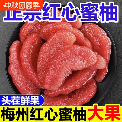 正宗梅州红心蜜柚红肉柚子
