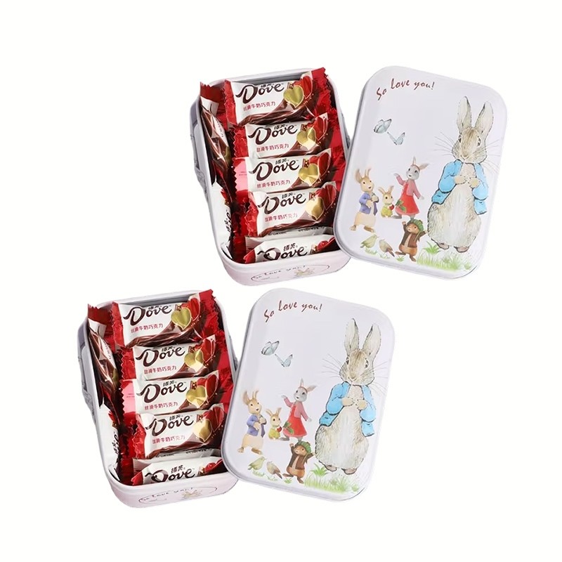 德芙巧克力兔子手提礼盒装约45g*2盒