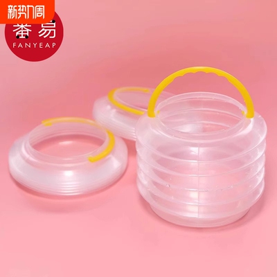 洗笔桶AA1SQ0-颜料绘画水彩小水桶便携手提国画油画折叠画洗笔筒