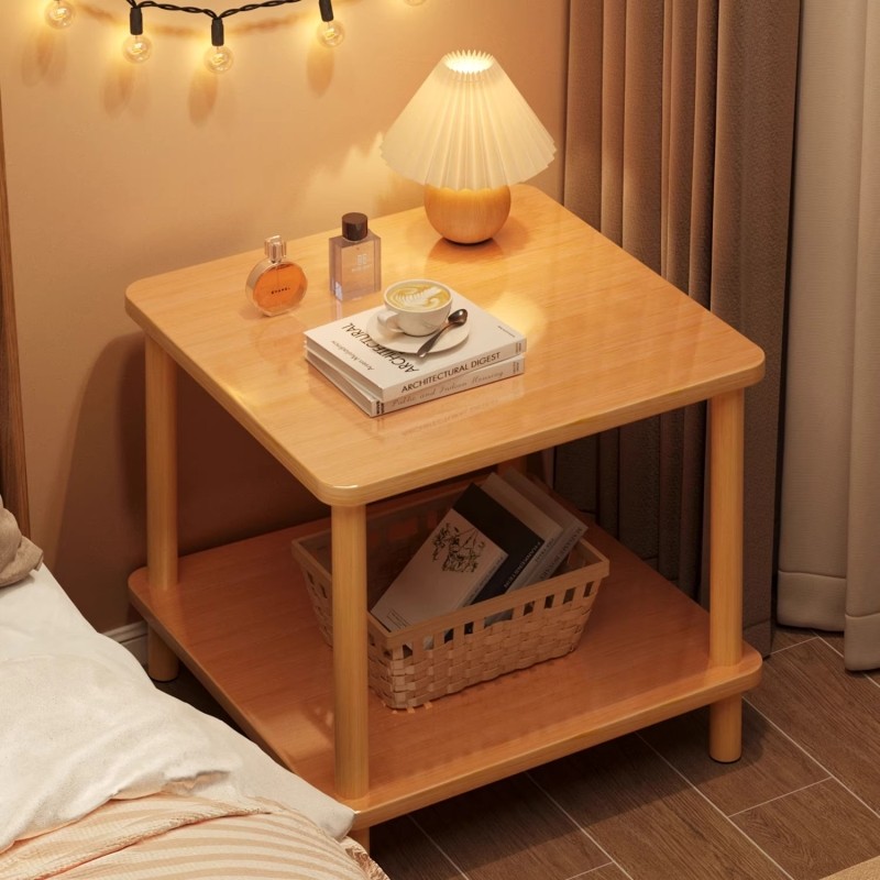 小型床头柜子置物架家用卧室床边柜替代品神器用夹缝窄边几客厅