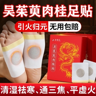 吴茱萸肉桂足贴正品官方旗舰店引火归元去湿气排毒排体内湿寒艾草