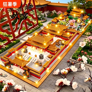2026新款紫禁城故宫积木高难度巨大型建筑拼装玩具男孩摆件黄鹤楼