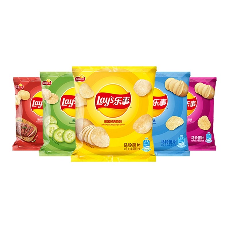 乐事薯片混口味12g*5包