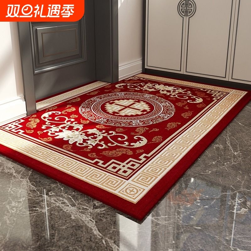 入户门地垫家用红色地毯门垫进门脚垫门口垫子客厅进户大门防滑垫