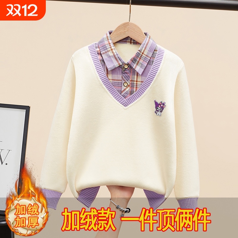 毛衣哆布哆女童可爱春秋冬