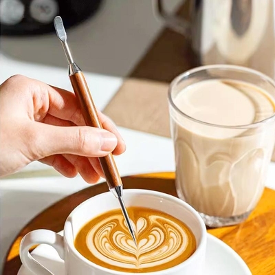 拉花针咖啡拉花神器不锈钢拉花笔花式专业钩花针画花针雕花针棒