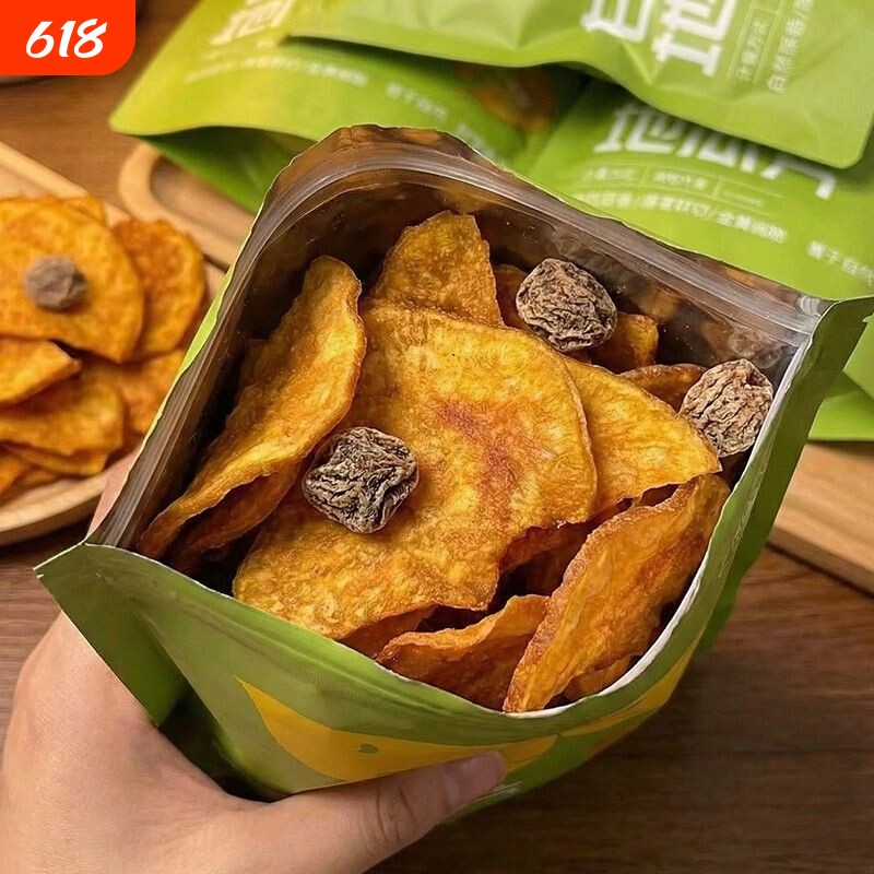 山姆佳袋装甘梅地瓜干红薯片香脆解馋零食蜜薯网红小吃健康蔬菜