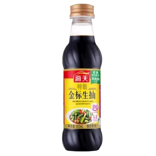 海天 特级金标生抽500ml 多规格可选