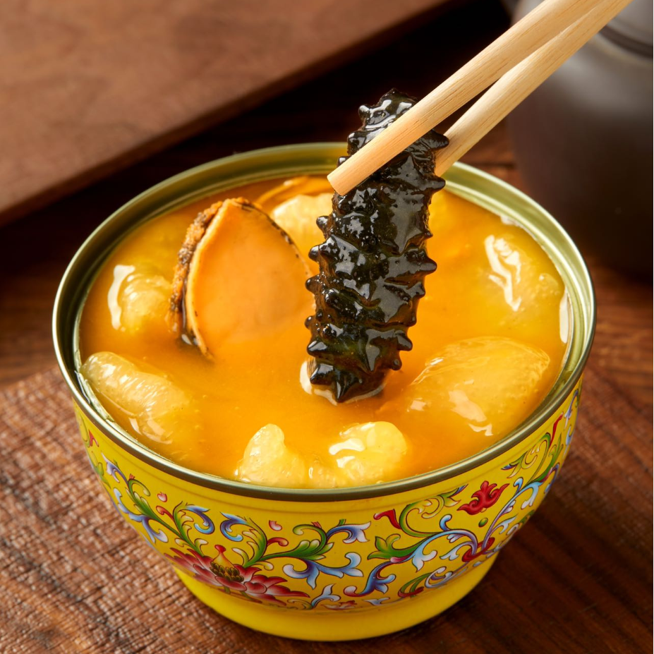 冠鲜行动鲍鱼佛跳墙加热即食金汤大盆菜家用预制菜礼盒260g*6罐