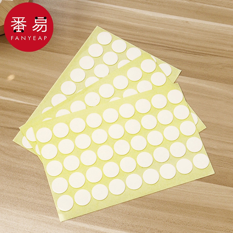 双面胶/圆片AB1SQ0-装饰固定胶粒贴片多用透明双面胶粘贴工具