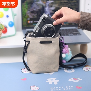 便携单肩斜挎相机包 适用于汉印Z3拍立得相机包 PU皮质防水内里加