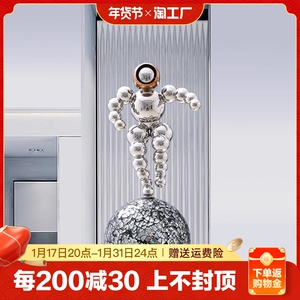 宇航员落地大摆件大型科技感高档客厅玄关装饰品展厅酒吧店面软装