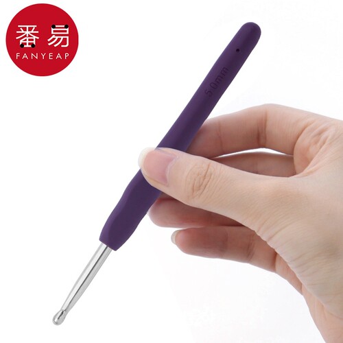钩针AG1sn0-手工编织材料包毛线软柄毛衣钩针包斜挎包勾针便钩