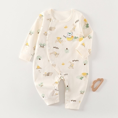 【反季清仓】婴儿连体衣四季纯棉无骨A类男女宝宝衣服爬服哈衣