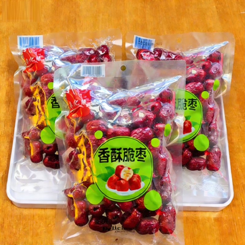 鸿枣情香酥脆枣无核酥脆灰枣新疆红枣干去核网红嘎嘣脆休闲小零食,零食/坚果/特产,枣类制品,淘宝优惠券,粉丝福利购,淘宝优惠卷