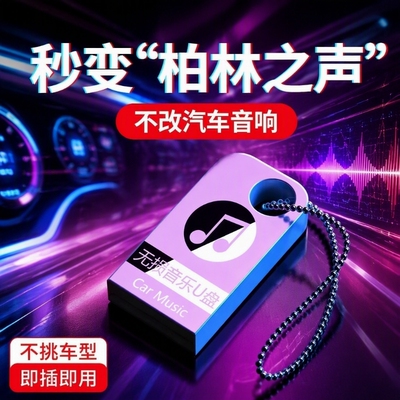 车载音乐U盘无损抖音歌曲DJ8090DJ情歌经典歌词经典老歌音响环绕