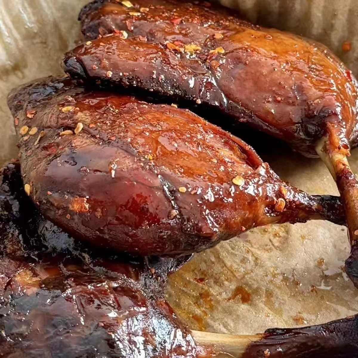 战斧大鸭腿香辣卤味熟食零嘴解馋小零食真空包装追剧小吃麻辣辣味