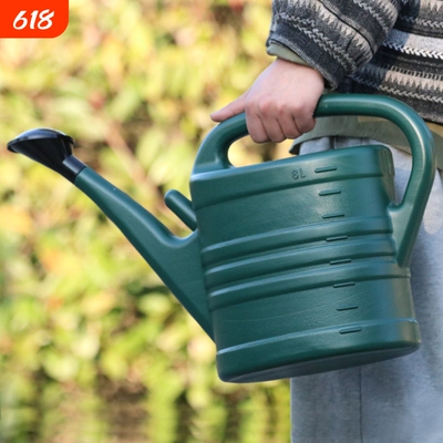 大容量塑料洒水壶浇花壶淋水壶家用喷壶5L8L9L12L长嘴园艺小花洒
