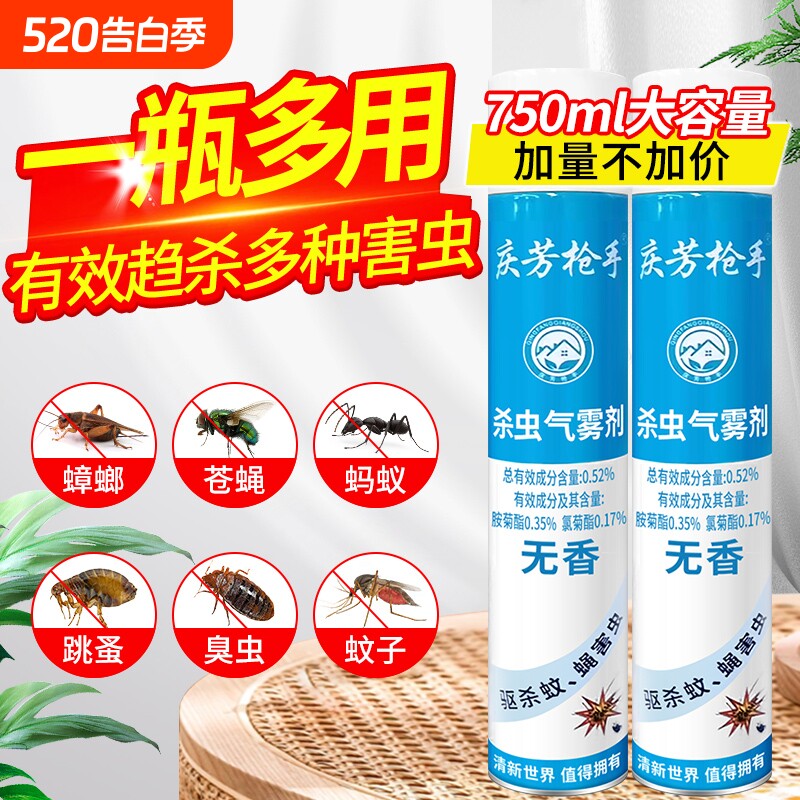 杀虫剂气雾剂家用室内驱虫蟑螂药驱苍蝇灭蚊子除蚂蚁非无毒喷雾剂