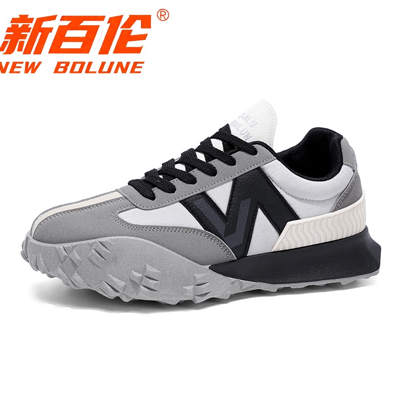 NEW BOLUNE/新百伦运动休闲男鞋秋季百搭透气老爹鞋厚底增高女鞋
