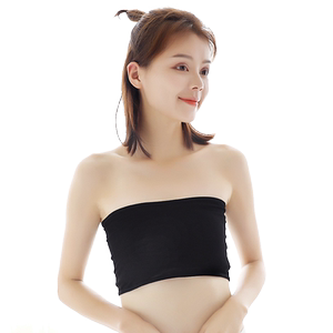 抹胸内衣女夏防走光小胸聚拢蕾丝防滑透气薄款隐形无肩带内搭裹胸