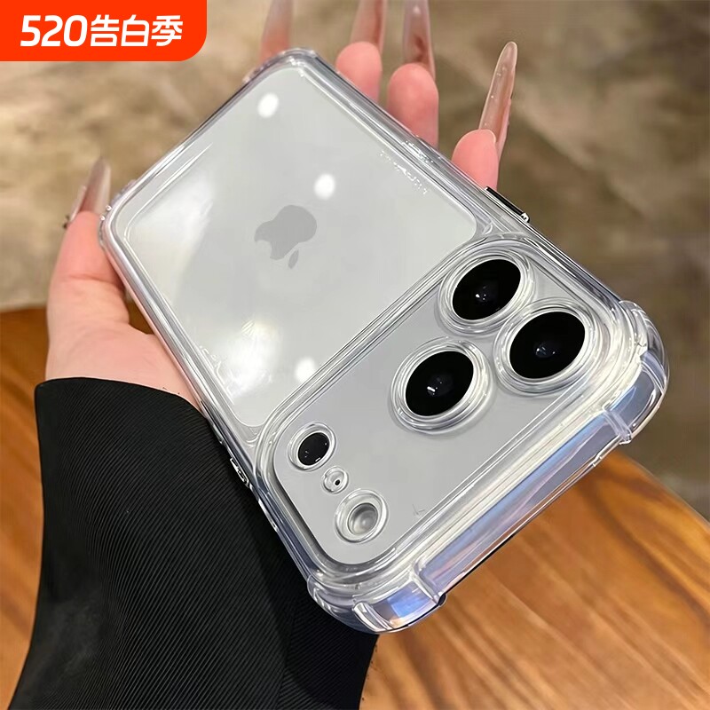不易发黄适用iphone17苹果17promax手机壳13气囊1