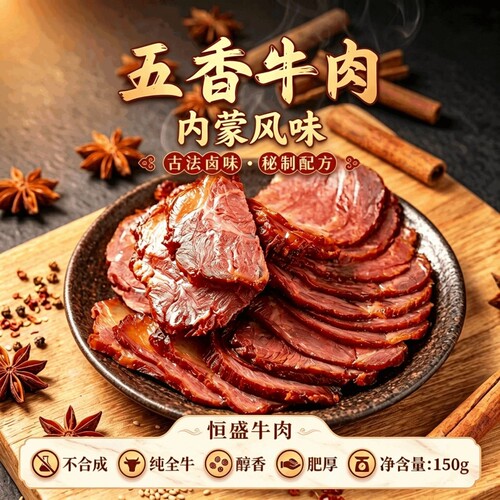 五香牛肉内蒙酱牛肉熟食零食健身