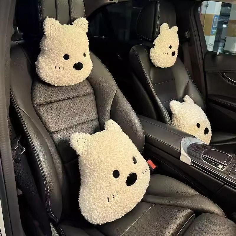 卡通西高地靠垫帕恰狗抱枕可爱护颈座椅靠枕头枕通用车用车载枕头,汽车用品/电子/清洗/改装,头枕,淘宝优惠券,粉丝福利购,淘宝优惠卷