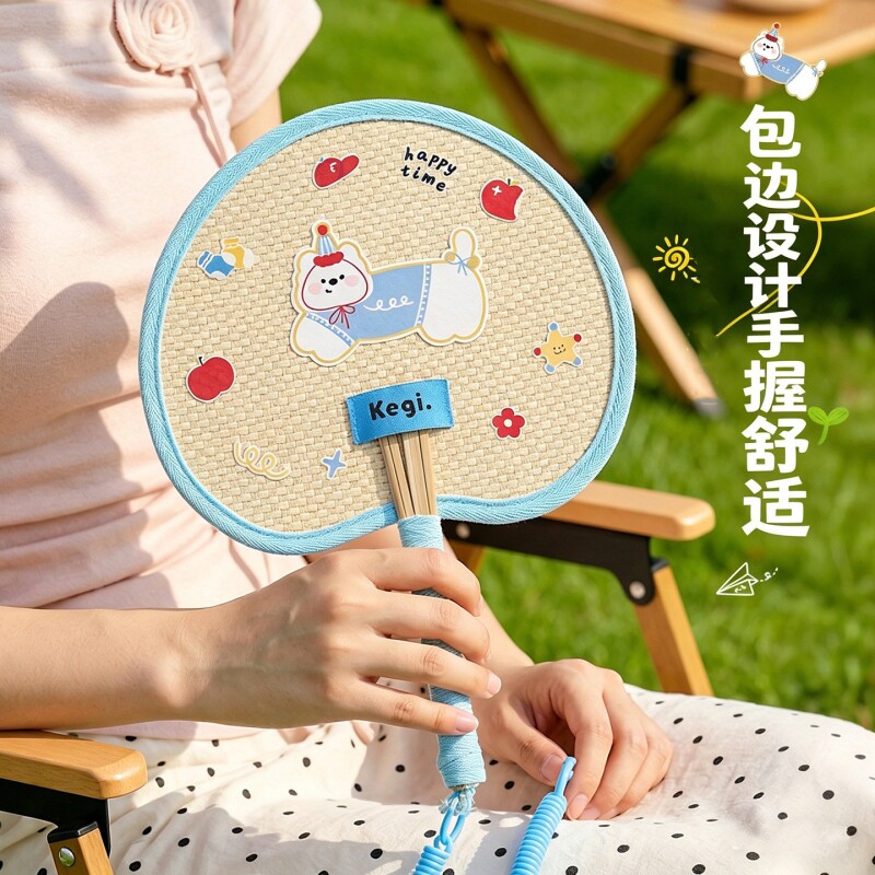 夏季卡通烫画扇子蒲扇手工老式手摇乘凉芭蕉儿童扇子多规格