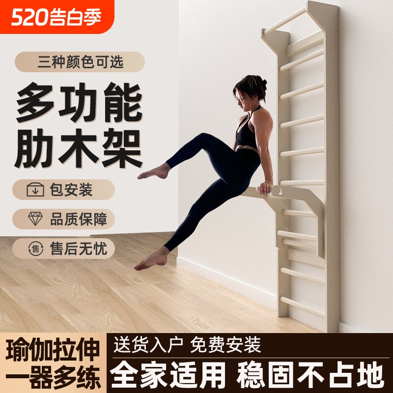 家用多功能肋木架 室内健身双杠架引体向上 肋木架训练器材
