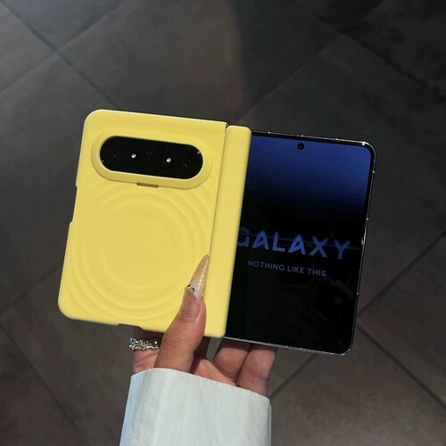 磁吸【双中轴】波漾纹适用华为PuraXMax阔折叠手机壳Matex7x6液态硅胶三星ZFold8ultra全包防摔fold7保护套