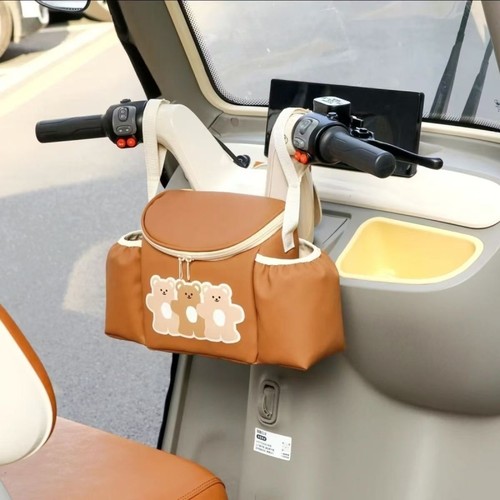 车载挂包三轮车电瓶车前置储物袋立体防水收纳包婴儿车收纳挂袋