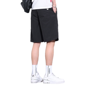 啄木鸟冰丝短裤男士夏季新款潮男运动中裤薄款学生速干休闲五分裤